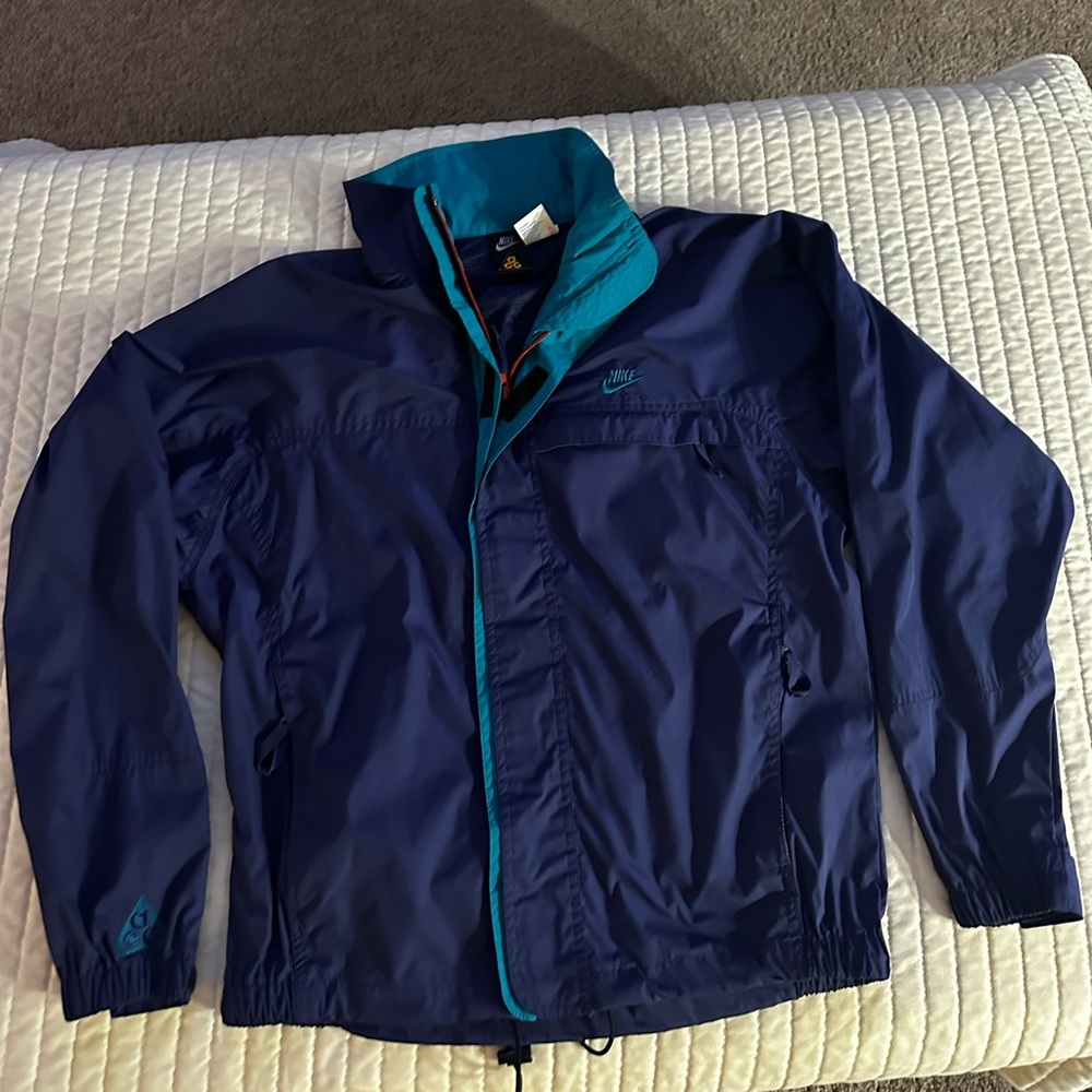 Vintage Nike ACG Blue Windbreaker Jacket